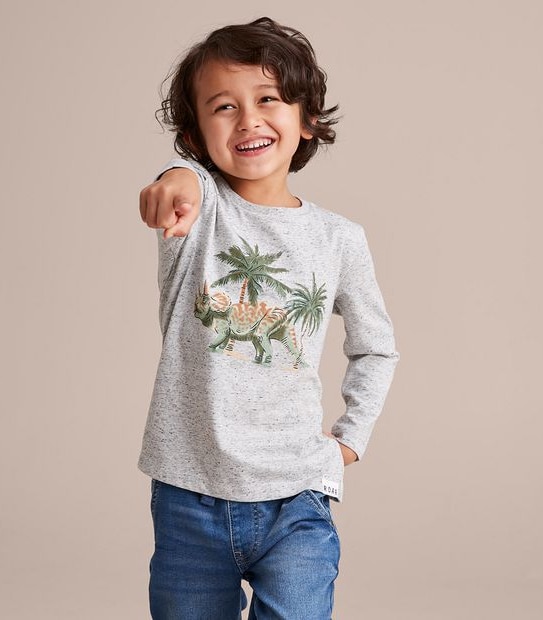Dinosaur Speckle Top
