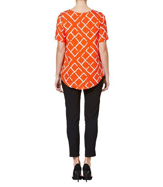 Short Sleeve Crepe Top