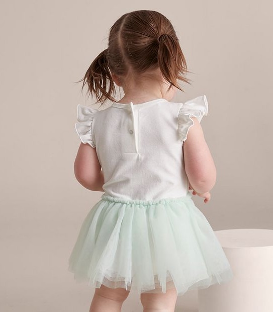 Baby Disney Little Mermaid Tutu Bodysuit 5 of 5