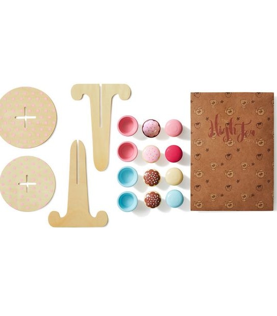 Wooden Cupcake Playset