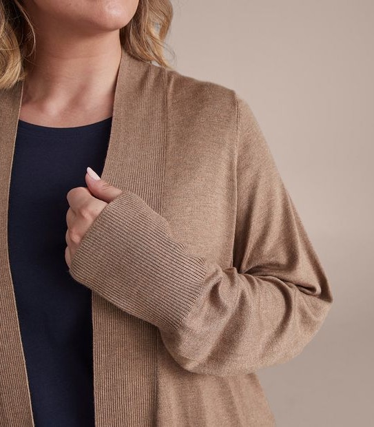 Curve Edge To Edge Cardigan