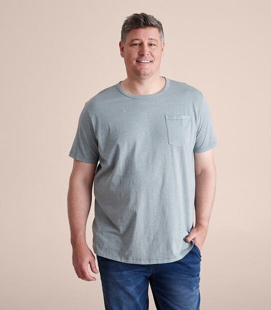 Mr Big Garment Dyed Pocket T-Shirt
