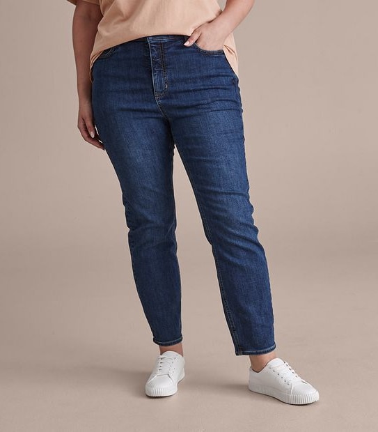 Curve Slim Straight Regular Length Denim Jeans