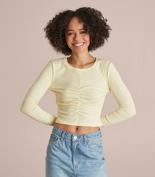 Lily Loves Ruched Front T-Shirt