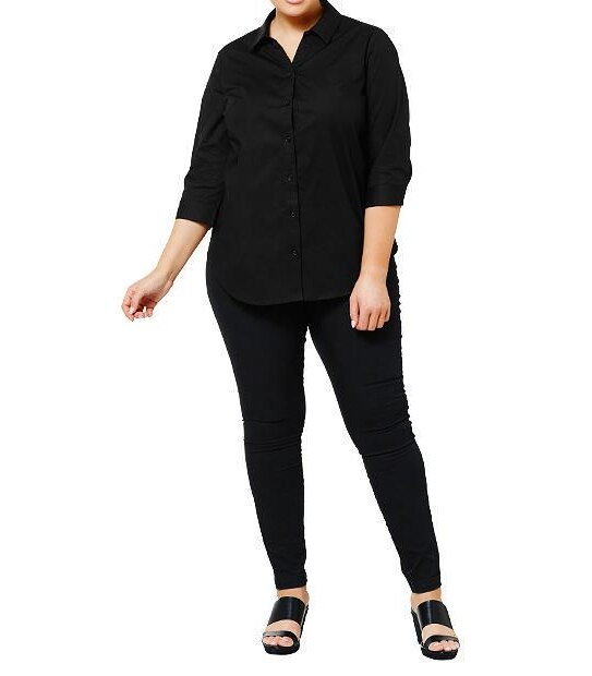 Belle Curve 3/4 Sleeve Shirt