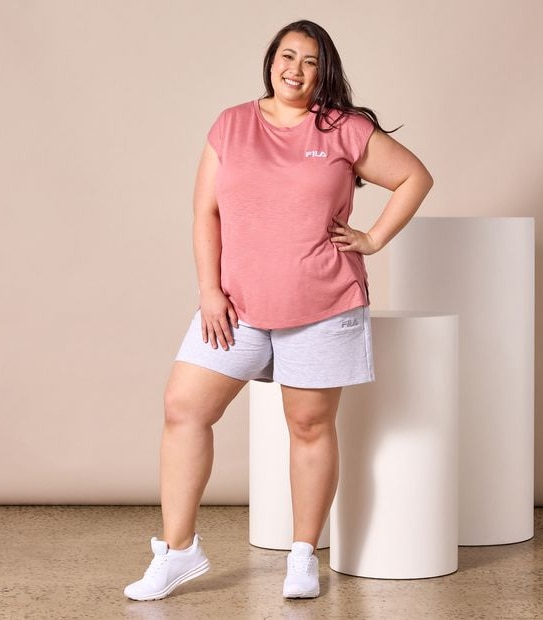 Fila Plus Size Isa Bell Shorts
