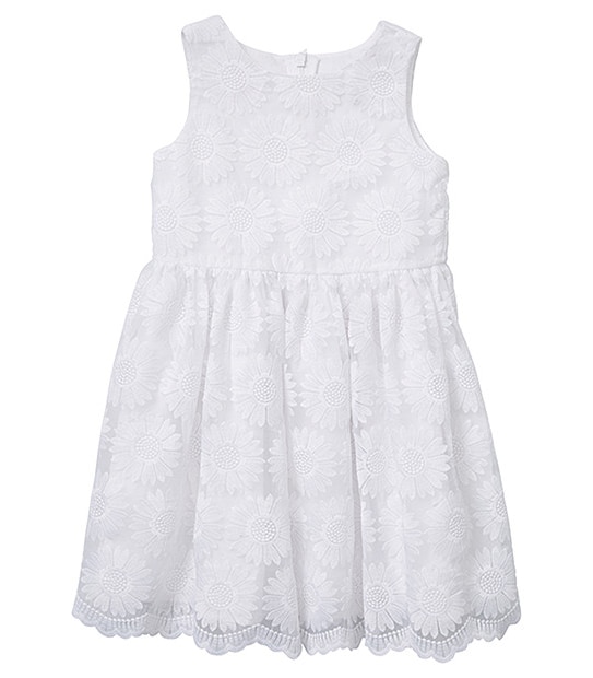 Girls' Organza Floral Dress