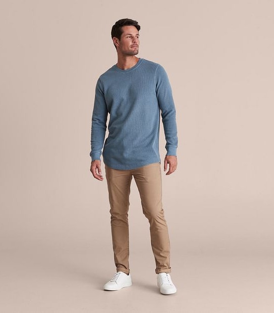 Waffle Crew Neck T-Shirt