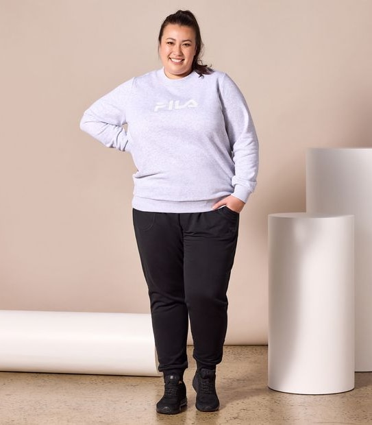 Fila Plus Size Bell Crew Jumper