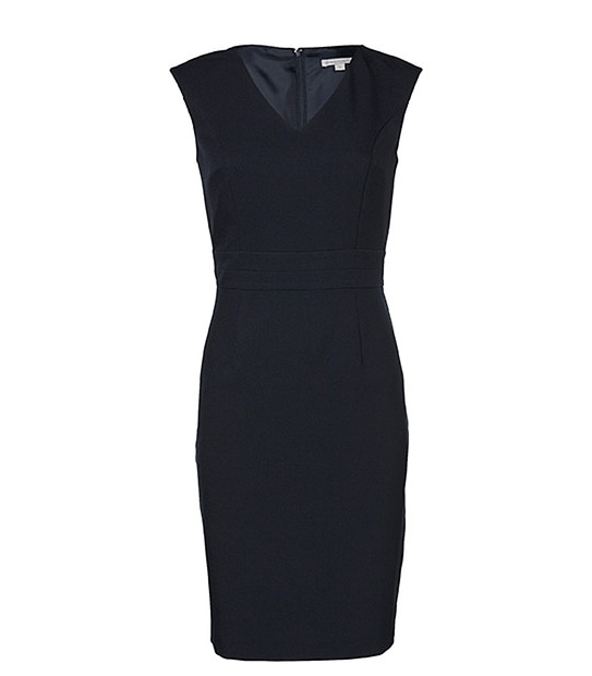 Split Waist Dress - Navy