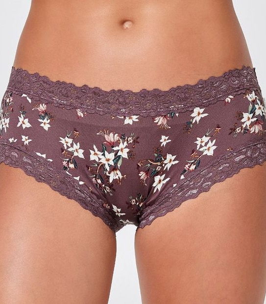 Jockey Parisienne Micro Boyleg Briefs - Moon Blossom