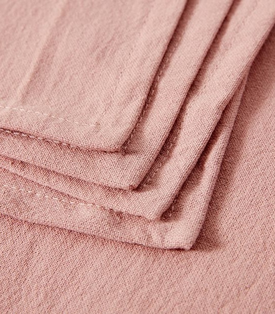 4 Pack Washed Cotton Napkins