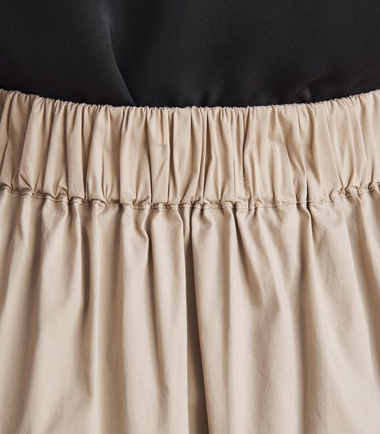 Preview Poplin Tiered Skirt