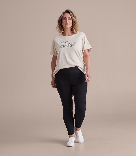 Curve Full Length Denim Jeggings 