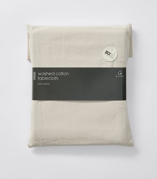 Washed Cotton Tablecloth