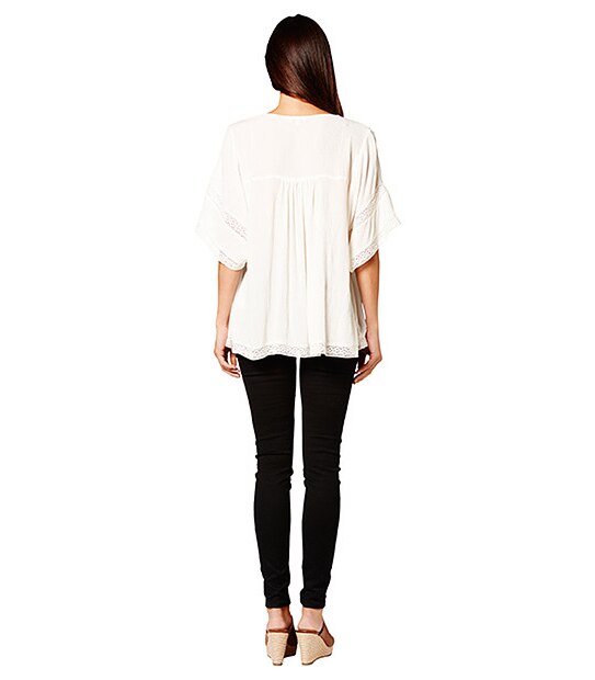 Life & Style Kimono Top - Cream