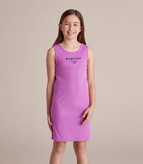 WX255630_02 S23 SL RIB TANK DRESS PURPLE 2 of 5