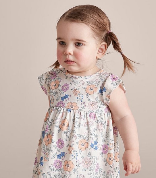 S23 251844_01 G SS JERSEY DRESS LEAFY FLORAL GRDNA