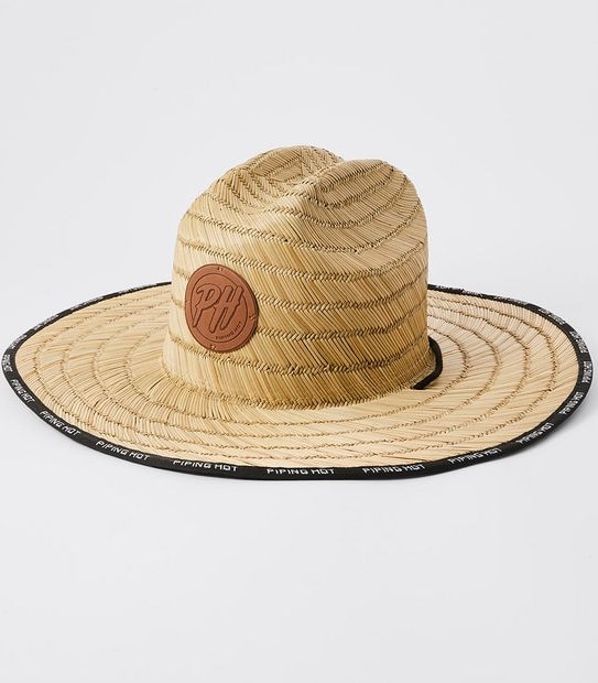 Piping Hot Wide Brim Straw Hat