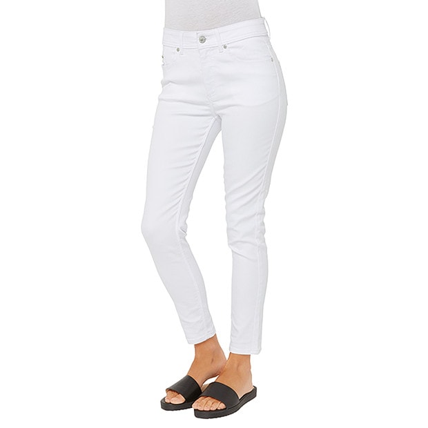 Cropped Skinny Leg Jeans - White | Target Australia