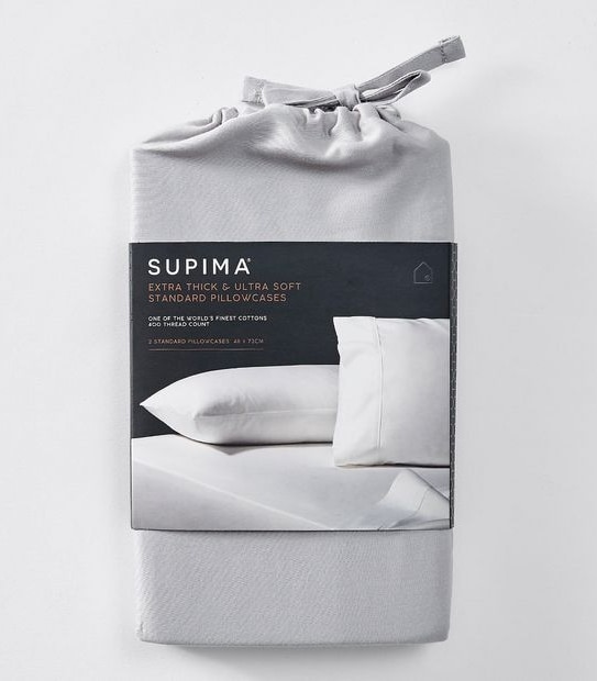 Supima 2 Pack 400 Thread Count Pillowcases