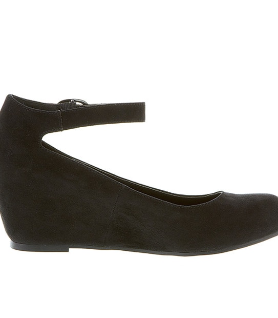 Diaz Ladies Hidden Wedge Shoe- Black