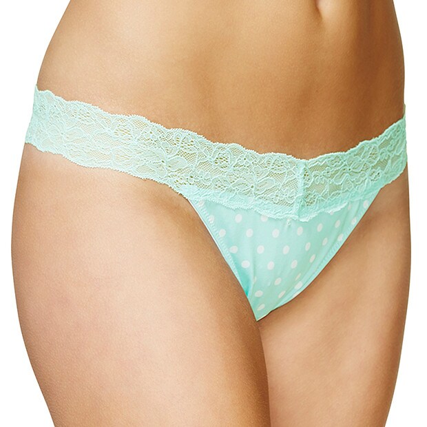 Lace G-string - Mint Spot Lace G-string - Mint Spot
