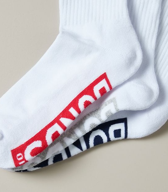 Bonds 3 Pack Aussie Cotton Cushioned Crew Socks