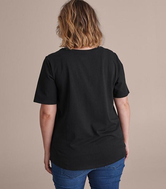 Curve Organic Cotton Crew T-Shirt