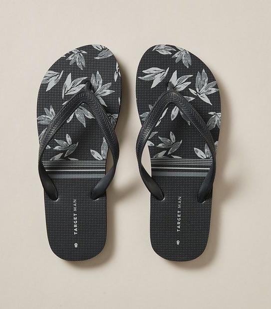 Mens Maui Printed Recycled Thongs