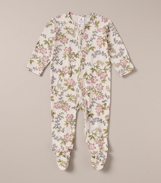 Baby Organic Cotton Print Coverall 4 of 5