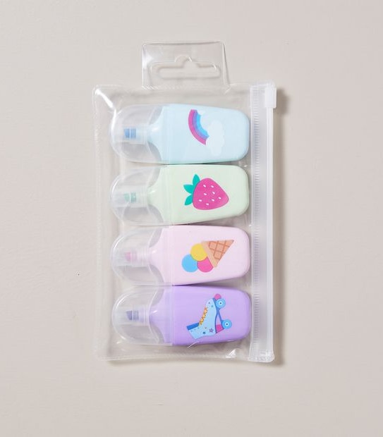 4 Pack Mini Highligters