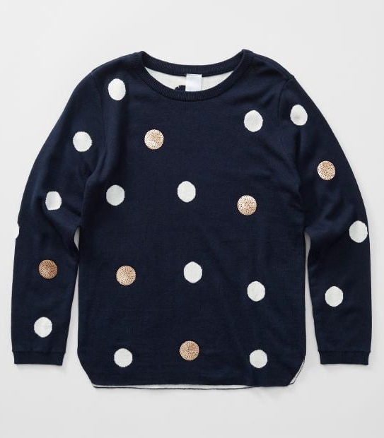 Sequin Spot Knit Jumper