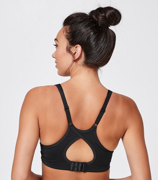 Active High Impact T-Shirt Bra, Style; TG19004 - Black