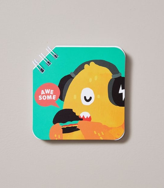 2 Pack Sqaure Mini Notebooks - Rollerskate