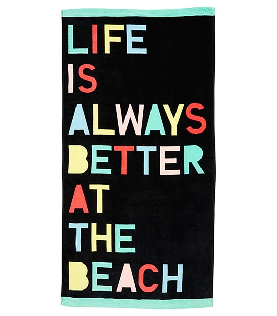 Beach Life Beach Towel