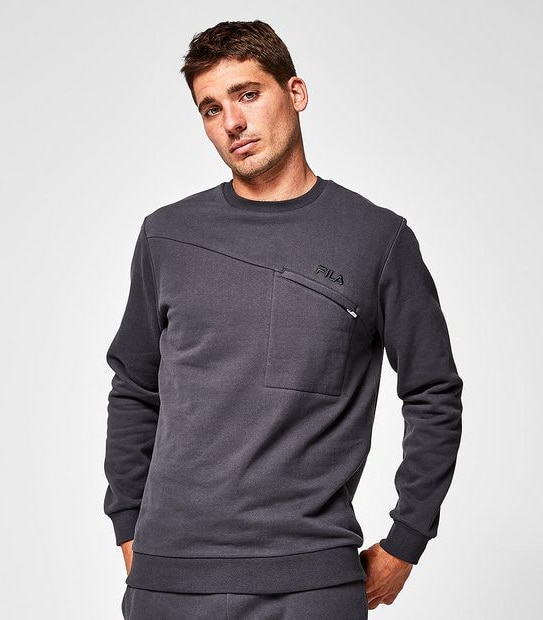 Fila Erik Crew Jumper - Periscope Grey