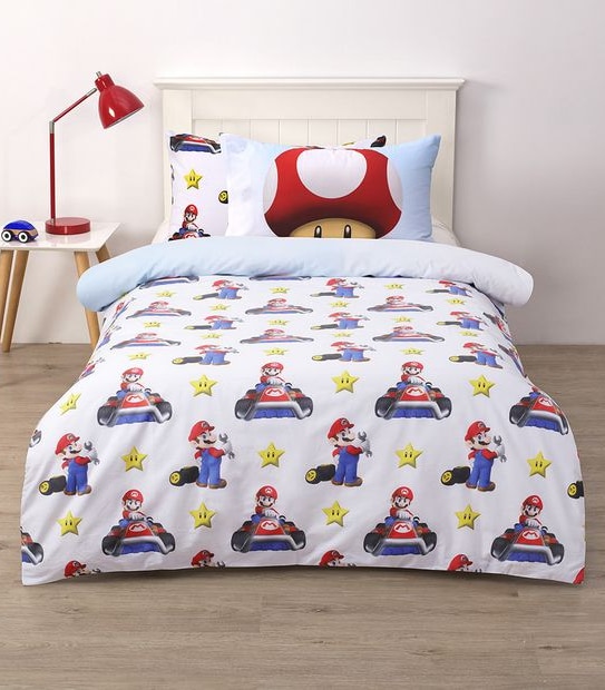 Mario Kart Quilt Cover Set