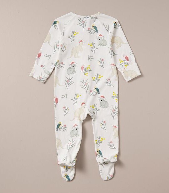 Baby Organic Cotton Christmas Coverall