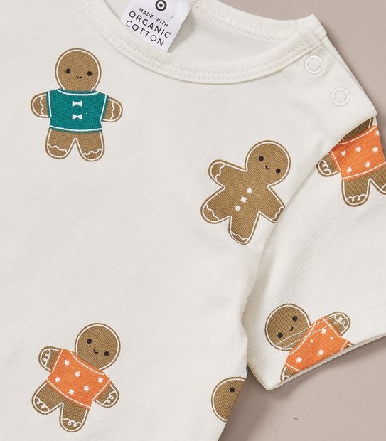 3 Piece Baby Organic Cotton Christmas Set