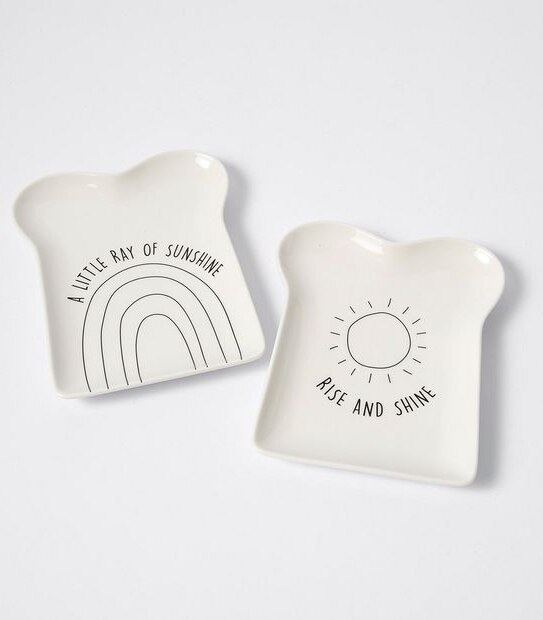 2 Pack Rainbows & Sunshine Breakfast Plates