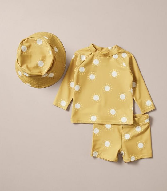 3 Piece Baby Sun Swim Set