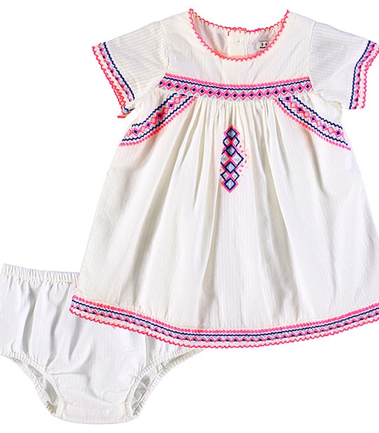 Girls' Dress & Bloomers Set
