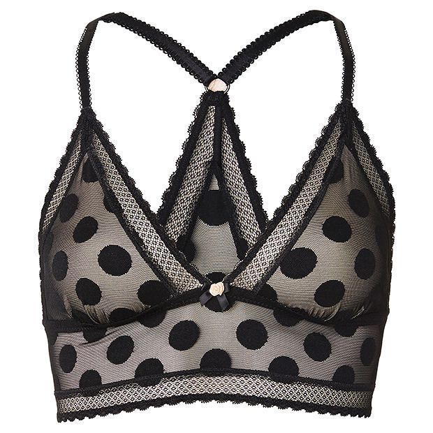 Lily Loves Textured Spot Bralette Lily Loves Textured Spot Bralette