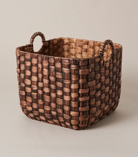 Water Hyacinth Square Basket