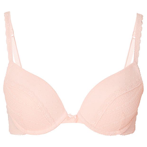 Lily Loves Geo Lace Push Up Bra - Blush Lily Loves Geo Lace Push Up Bra - Blush