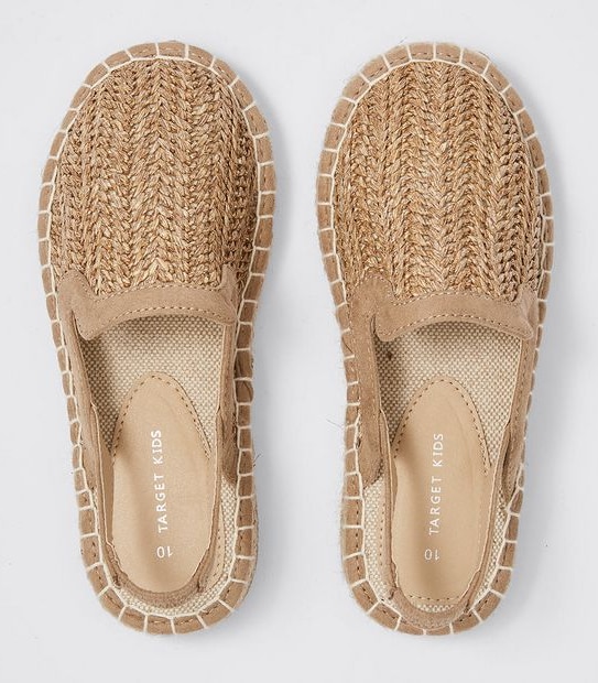 Raffia Sling Back Sandals - Neutral