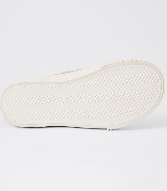 Kids Junior Canvas Mary Jane Flats - Pink