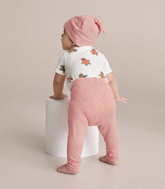 3 Piece Baby Organic Cotton Christmas Set
