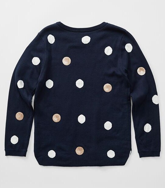 Sequin Spot Knit Jumper